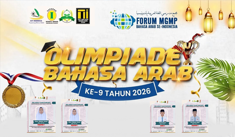 Juara Olimpiade Bahasa Arab oleh MGMP Bahasa Arab se-Indonesia.