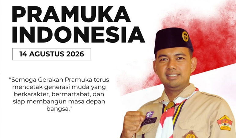 Selamat Hari Jadi Pramuka Indonesia ke-65 14 Agustus 2026